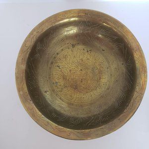 Antique Hand Engraved Lucky Double Dragons Chinese